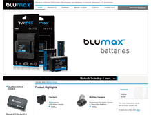 Tablet Screenshot of blu-max.com